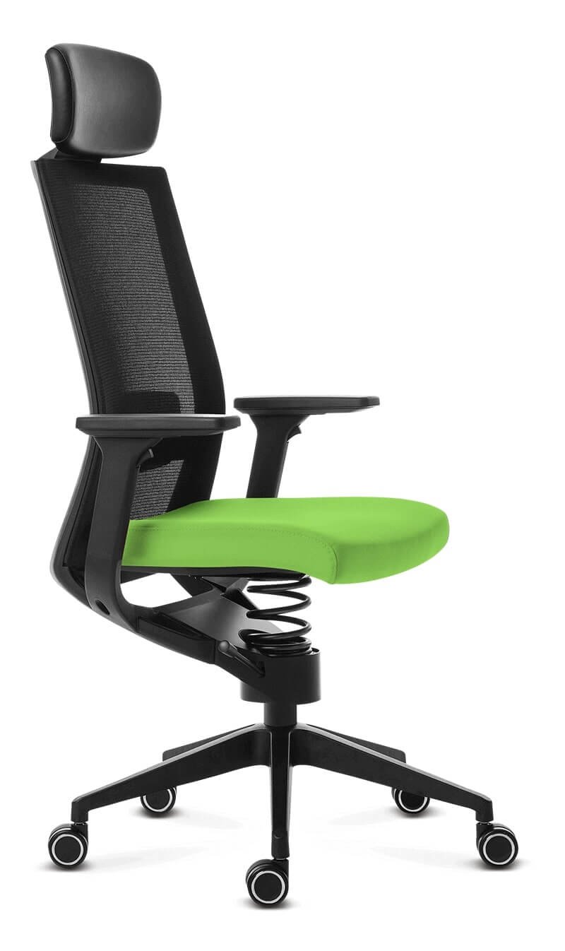 Health office chair Adaptic EVORA + Green
