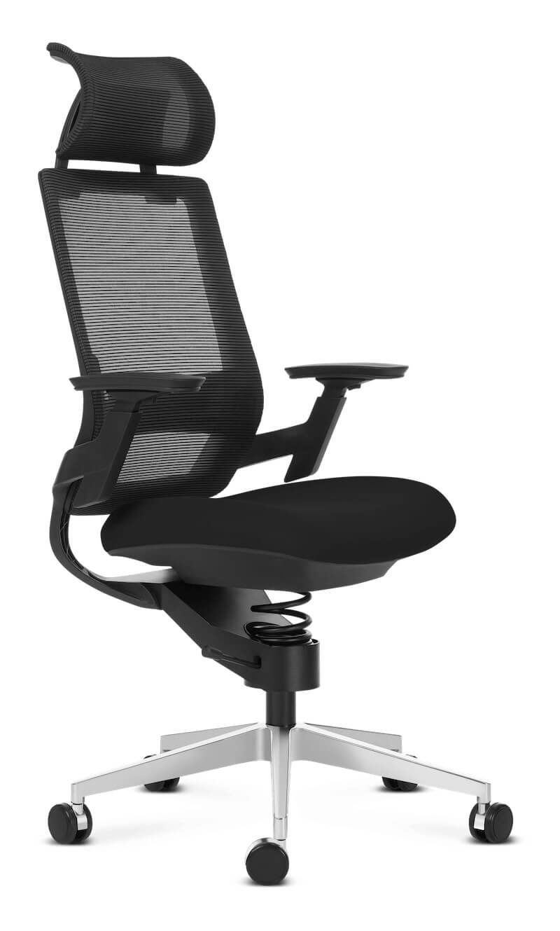 Zdravotní kancelářská židle Adaptic COMFORT Černá